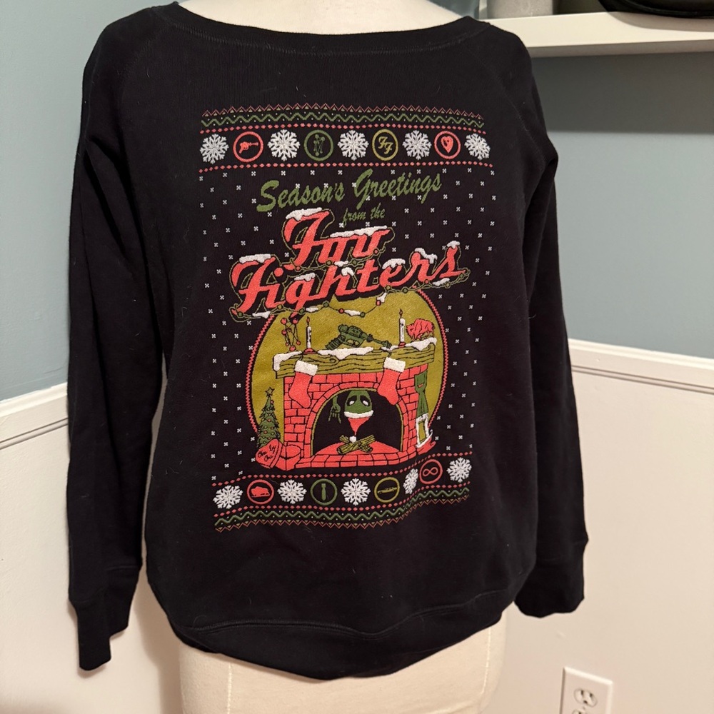 Foo Fighters Black Holiday Sweatshirt
